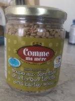 Soupe aux lentilles et à l'orge