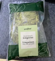 Linguines frais aux épinards