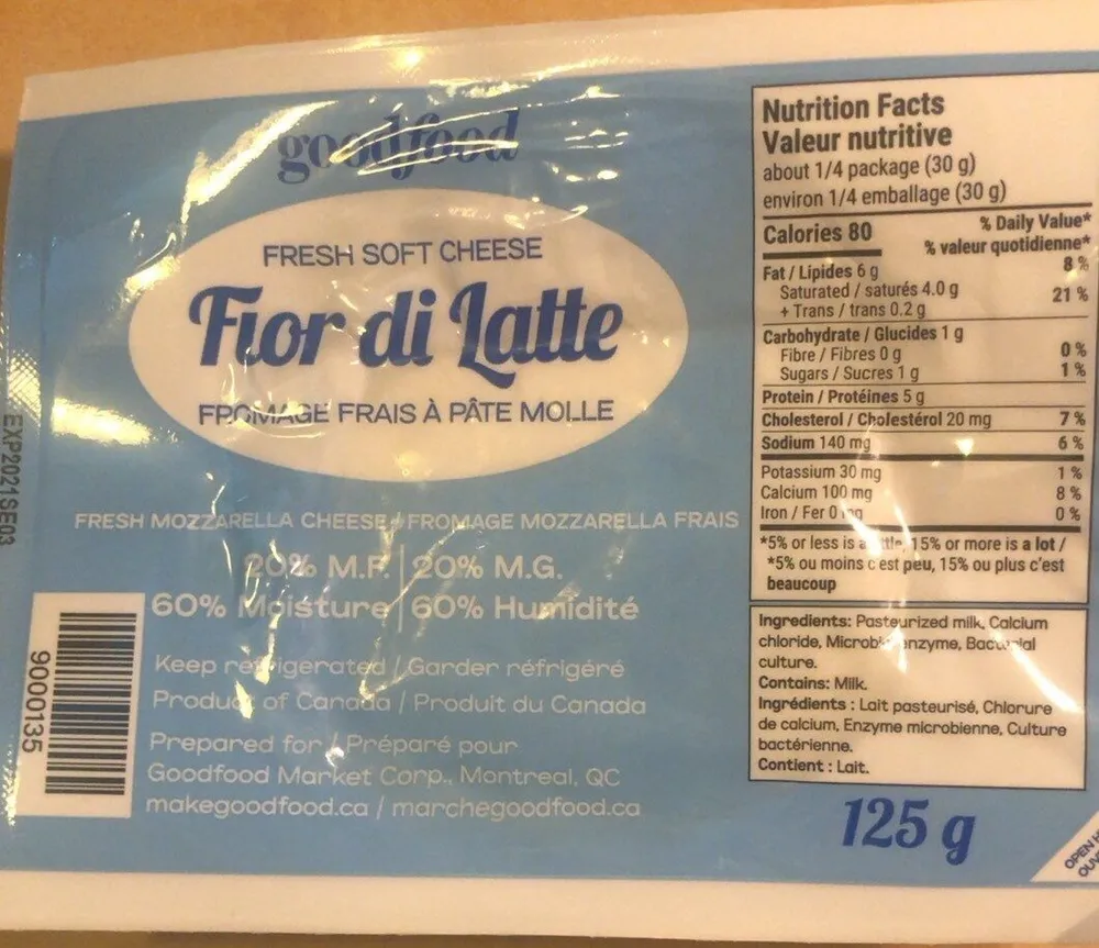 Fromage frais a pate molle