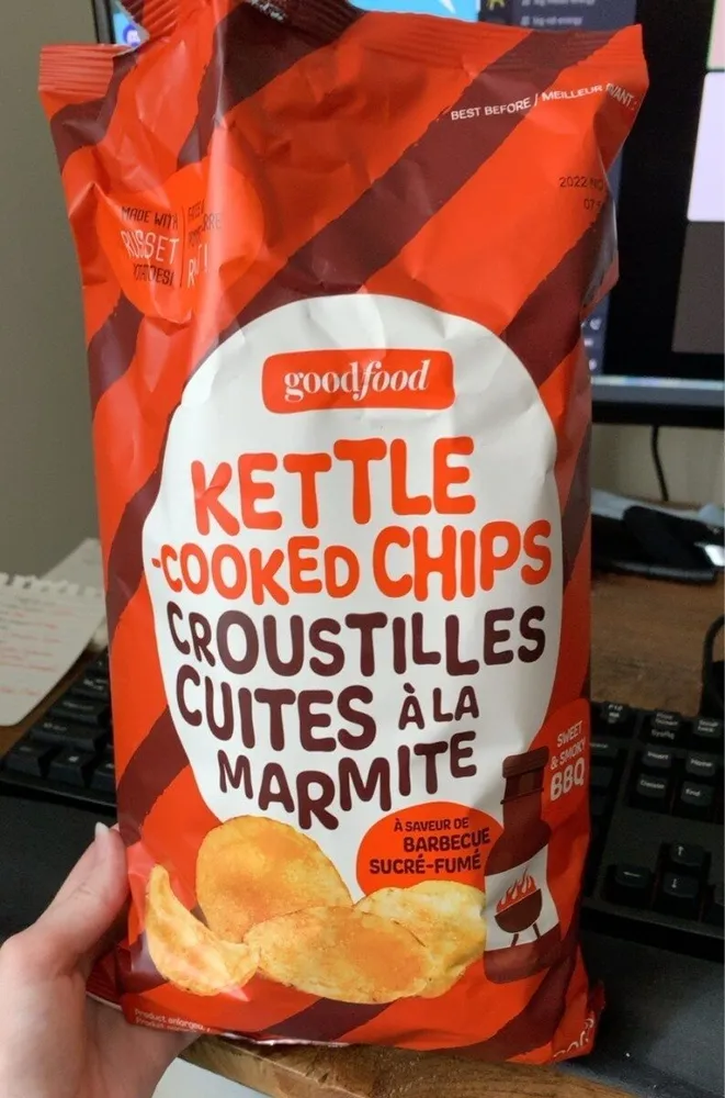 Kettle cooked chips bbq flavor