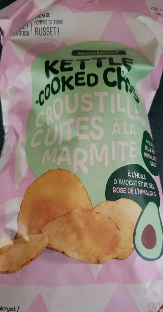 Kettle Cooked Chips Avocado & Pink Himalayan Salt