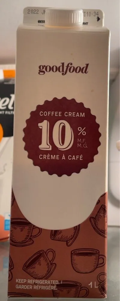 coffee cream 10%