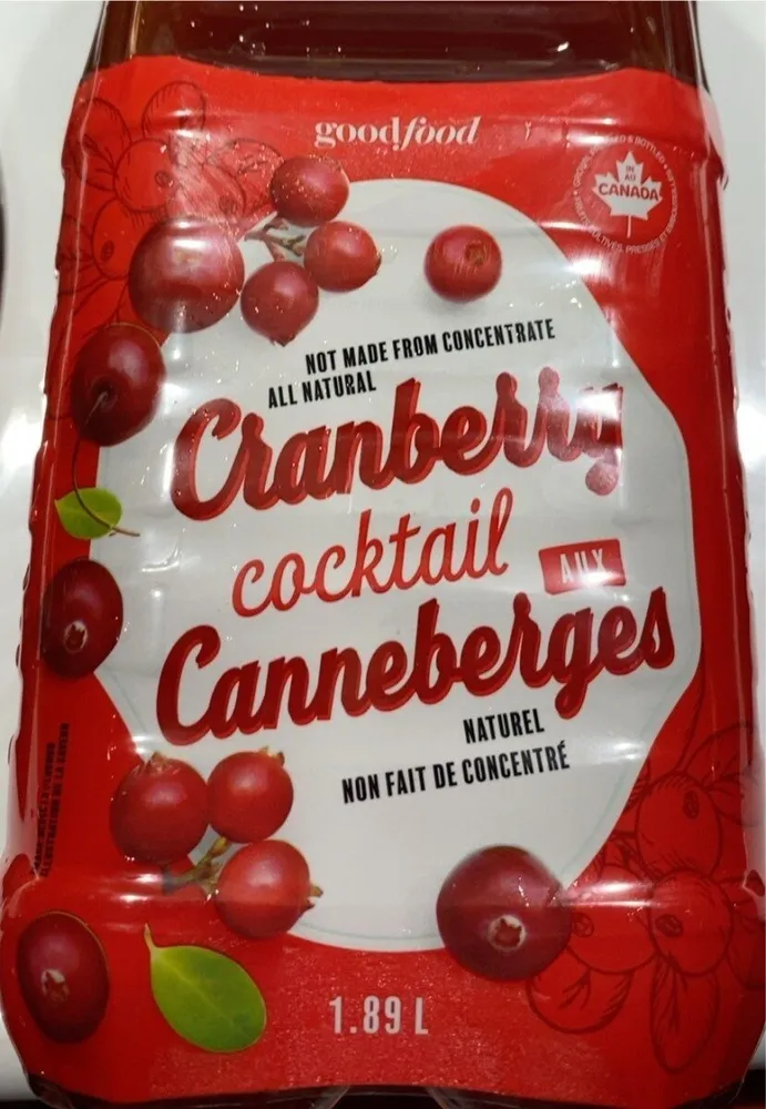 Cranberry cocktail