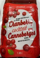 Cranberry cocktail