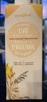 Organic oat beverage