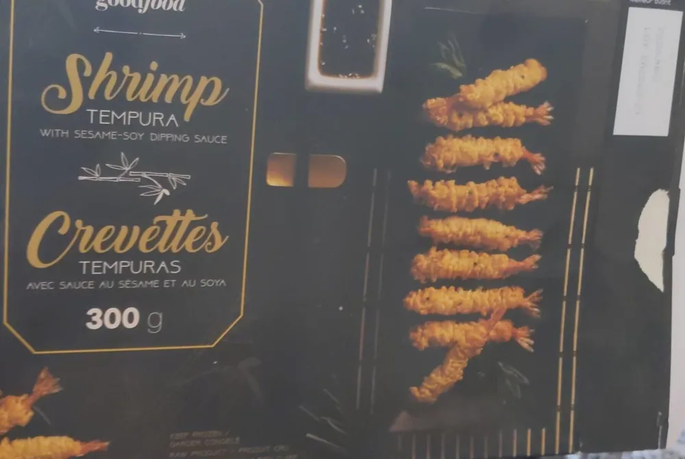 Crevettes tempura