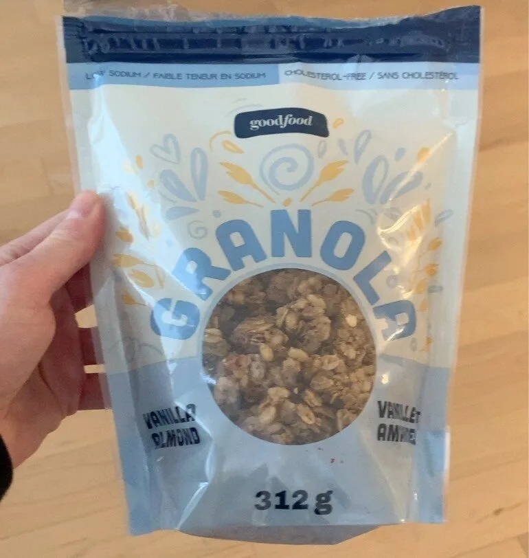 Granola vanille et amandes
