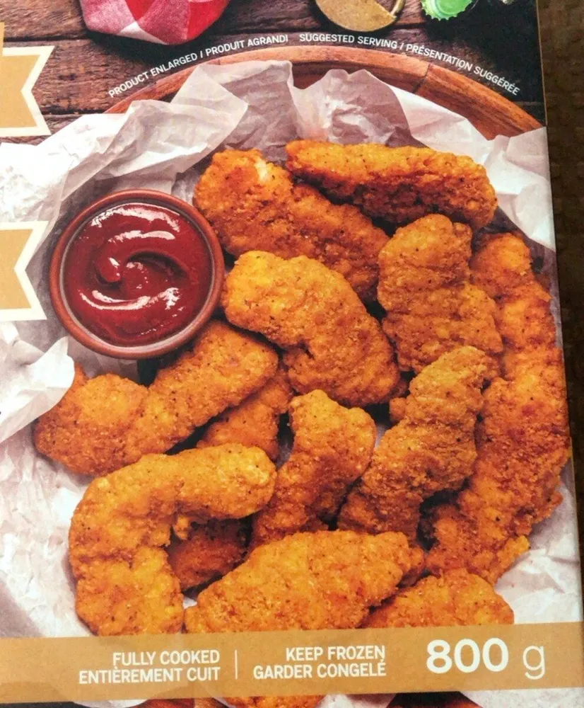 Buttermilk breaded chicken breast strips