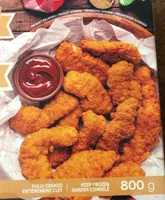 Buttermilk breaded chicken breast strips