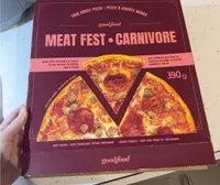 Pizza croute mince carnivore