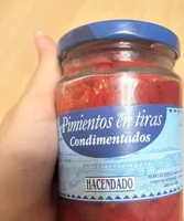 Pimientos en tiras Condimentados