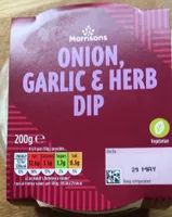 Onion,garlic&herb dip
