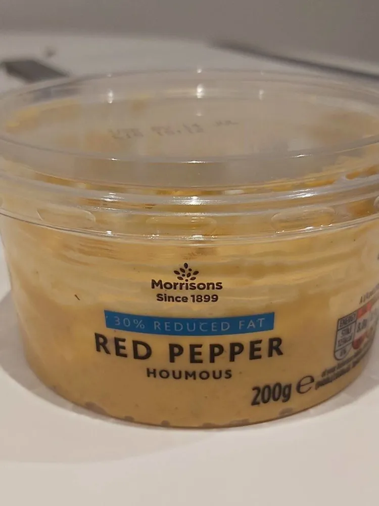 Reduced Fat Red Pepper Houmous