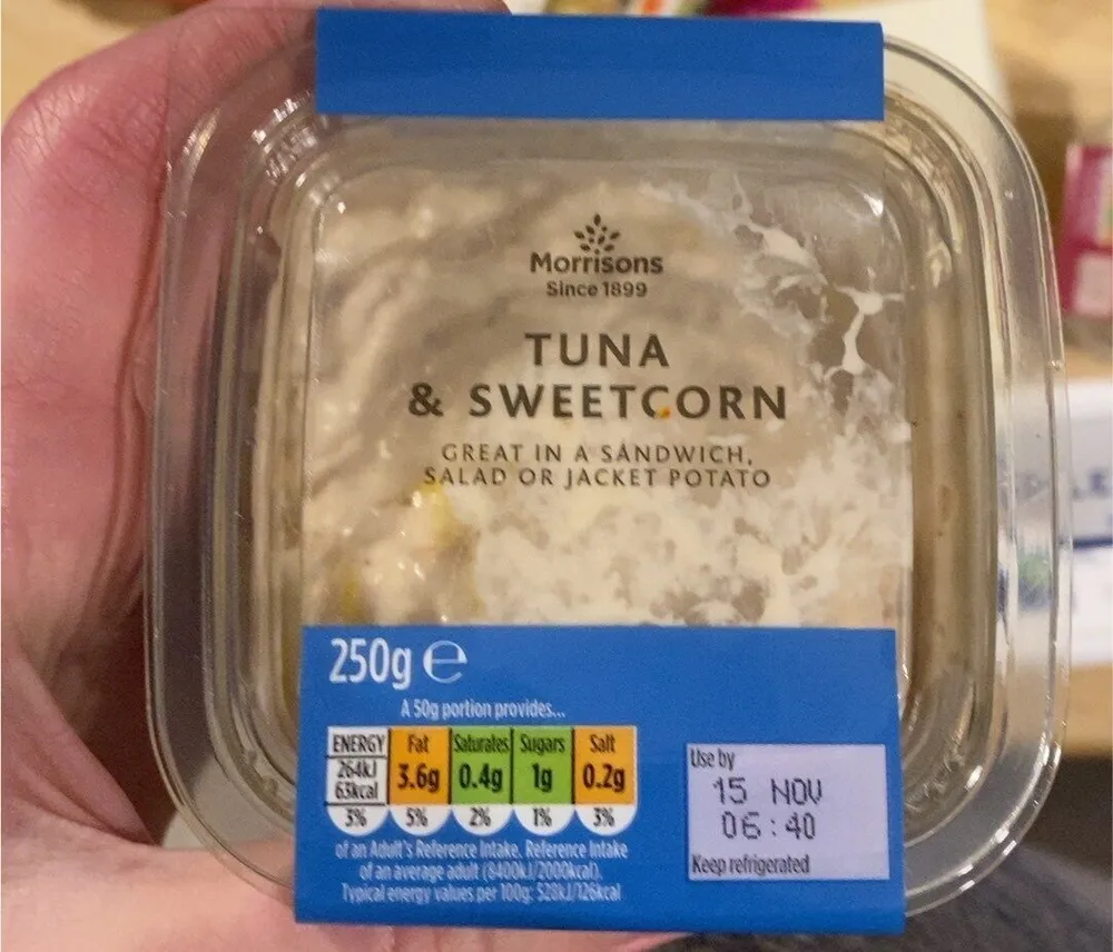 Tuna and Sweetcorn