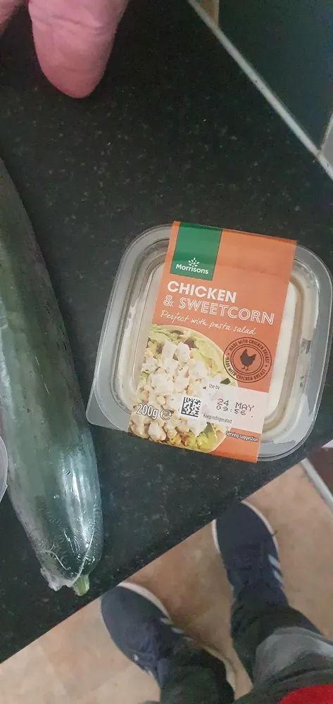 Morrisons chicken and sweetcorn sandwich filler