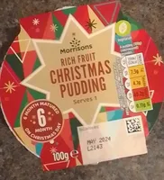 Rich Fruit Christmas Pudding