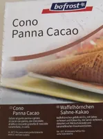 Cono panna cacao