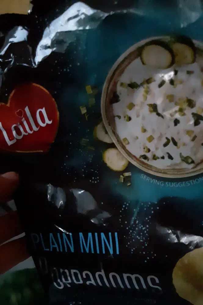 Plain Mini Poppadoms