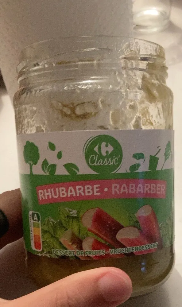 Compote rhubarbe