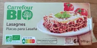 Pâtes à Lasagnes Carrefour Bio