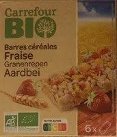 Barres céréales fraise