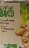 Champiñones en rodajas