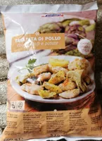 Tagliata di pollo carciofi e patate