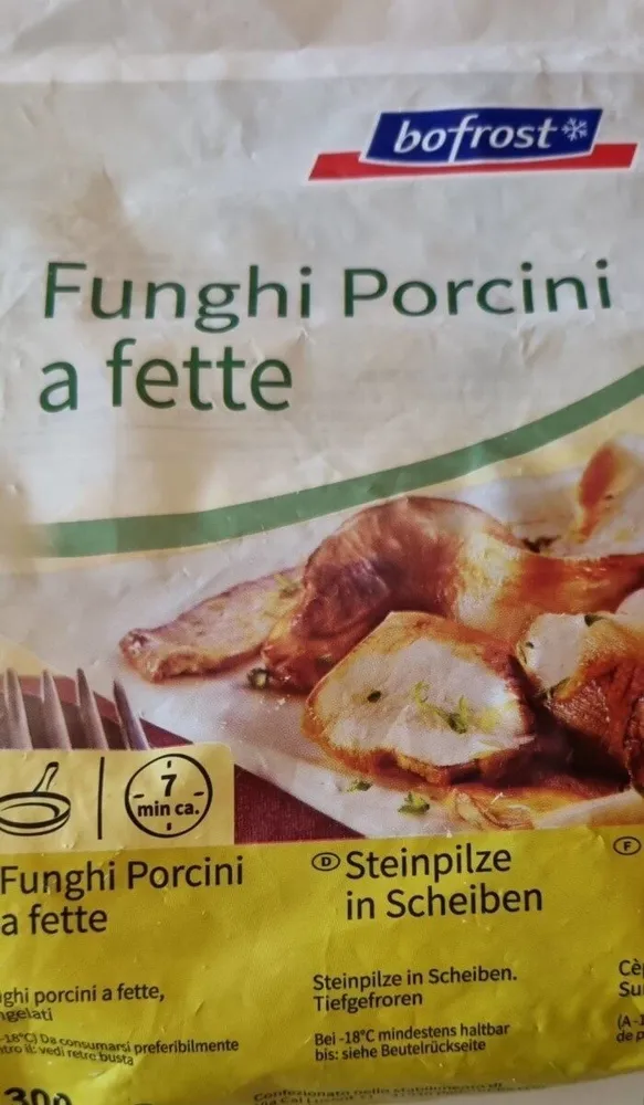 Funghi porcini a fette