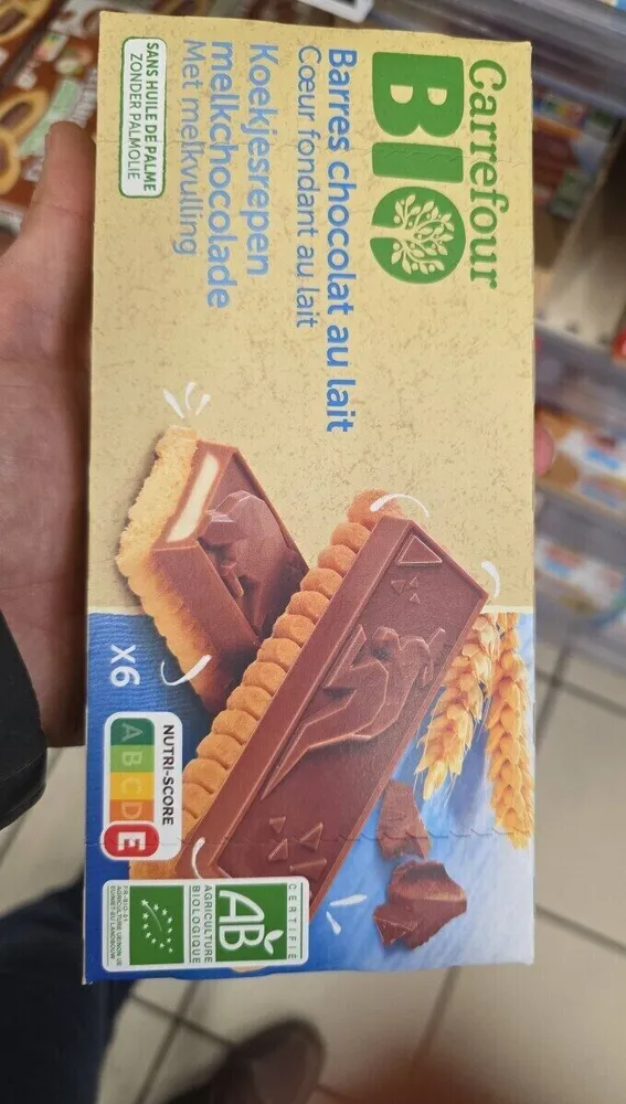 Barre chocolat au lait