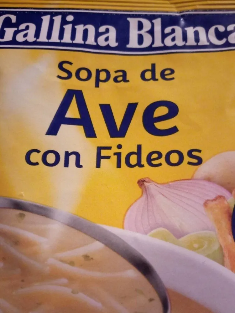 Sopa de ave