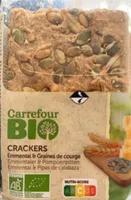 Crackers emmental et graines de courges