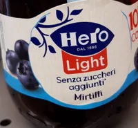 Hero loghi senza zuccheri aggiunti