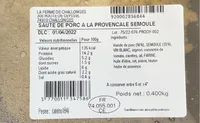 Saute de porc a la provencale semoule