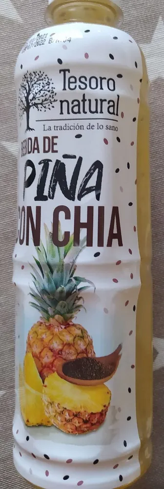 Bebida de piña con chia