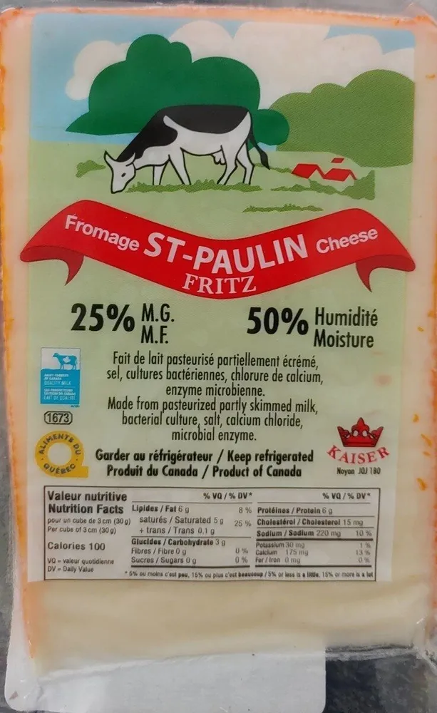 Fromage St-Paulin Fritz