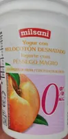 Yogurt con melocotón desnatado
