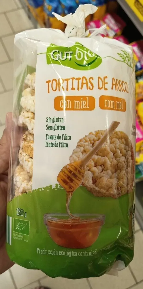 Tortitas de Arroz con miel