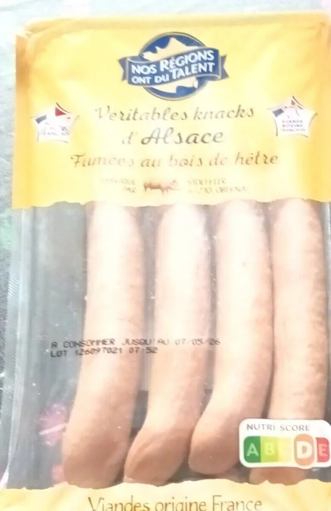 Véritables knacks d'Alsace
