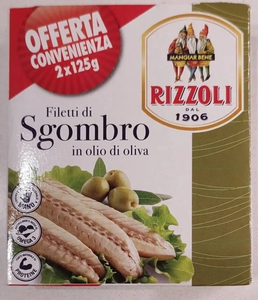 Filetti di sgombro in olio di oliva