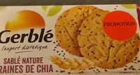 Sablé nature graines de chia
