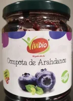 Compota de arándanos