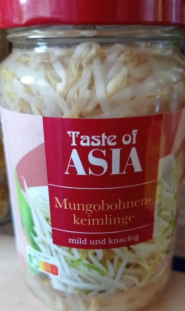Mungbohnenkeimlinge