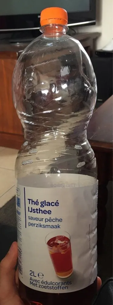 Thé glacé saveur pêche