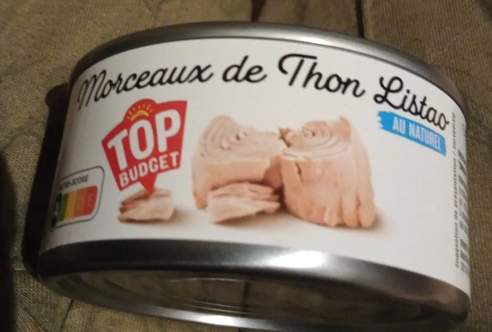 Morceaux de thon Listao au naturel