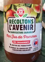 Jus de pomme marque repéré récoltons l'avenir