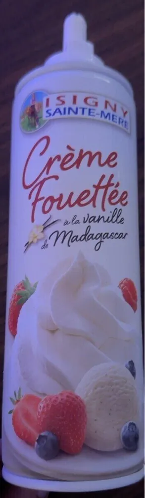 Crème fouettée a la vanille ee Madagascar