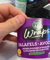 Wraps. Falafels avocoat