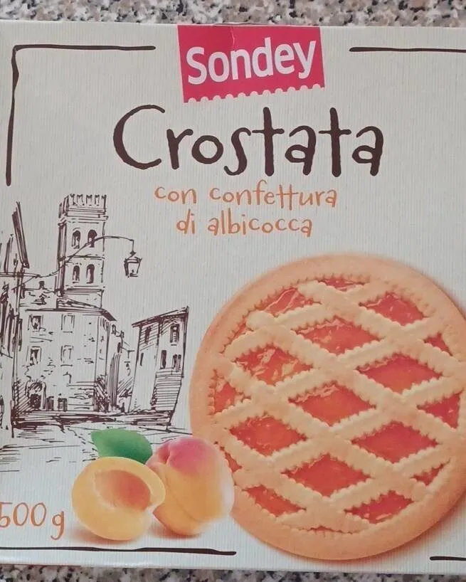 Crostata con confettura di albicocca