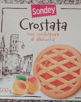Crostata con confettura di albicocca