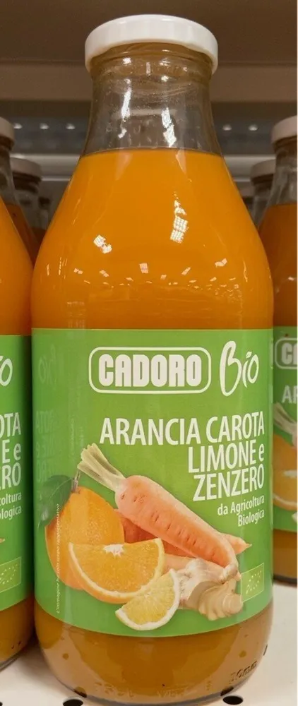Arancia carota limone e zenzero